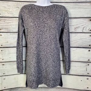Old Navy Women’s Gray Marled Knit Long Sleeve Pullover Sweater Size Small